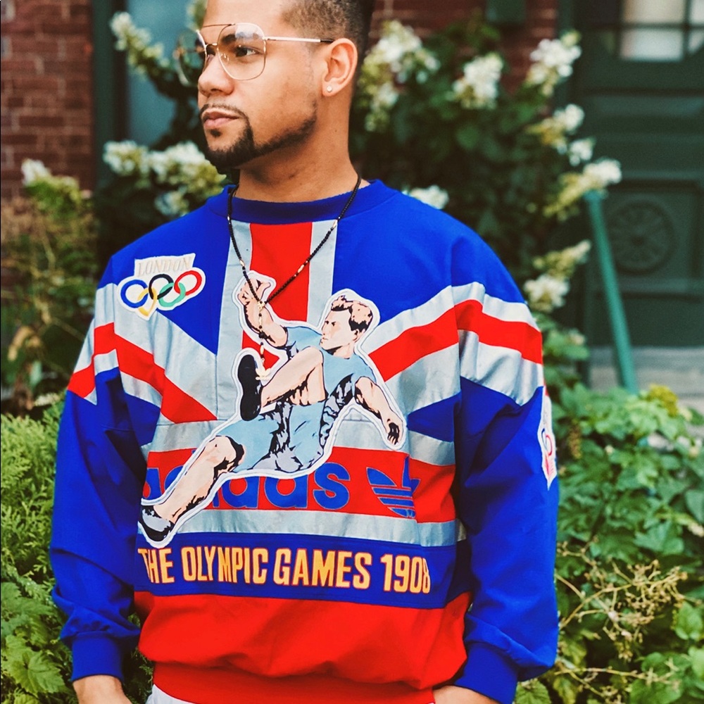 SOLD Adidas *Rare* 1908 London sweatshirt 80s